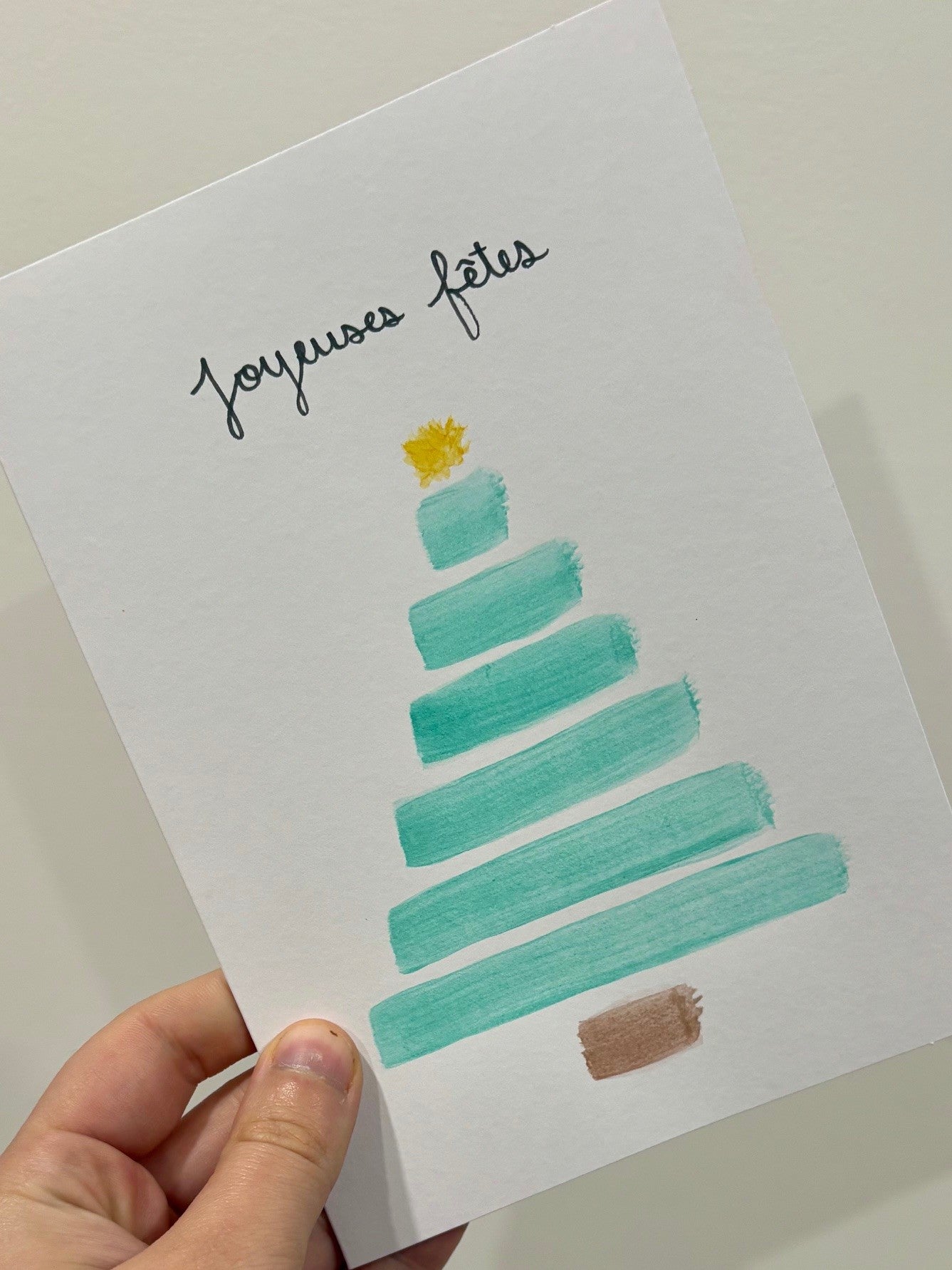 Carte Sapin de Noël