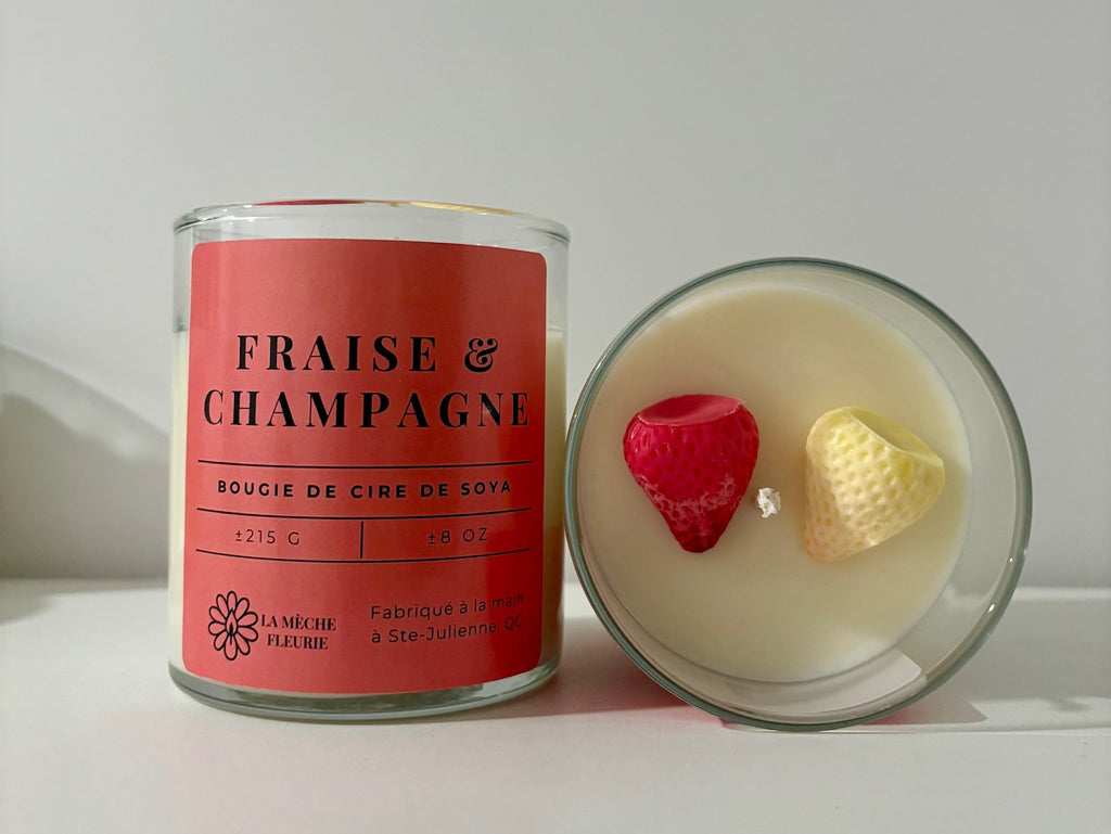 Bougie Fraise & Champagne