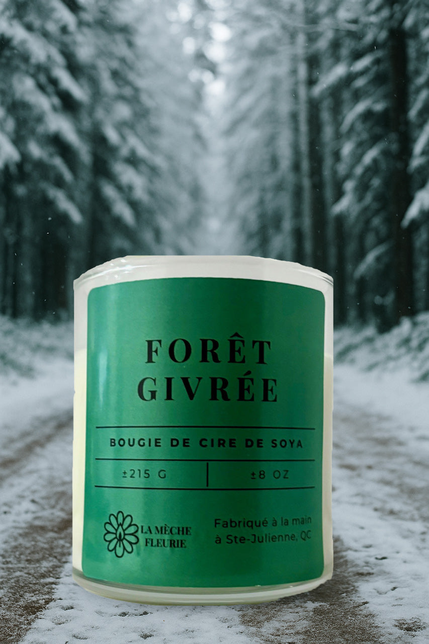 Bougie Forêt givrée