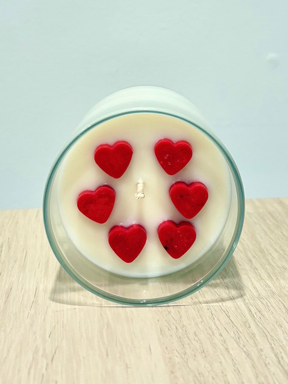 Bougie Coeurs à la cannelle