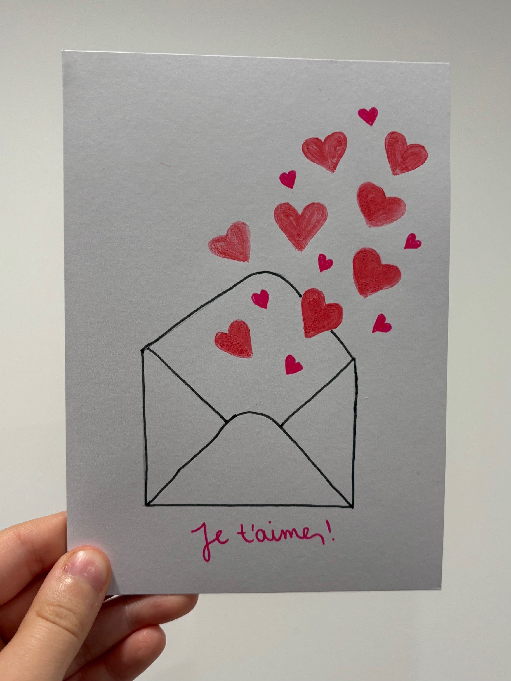 Carte Envolée de cœurs